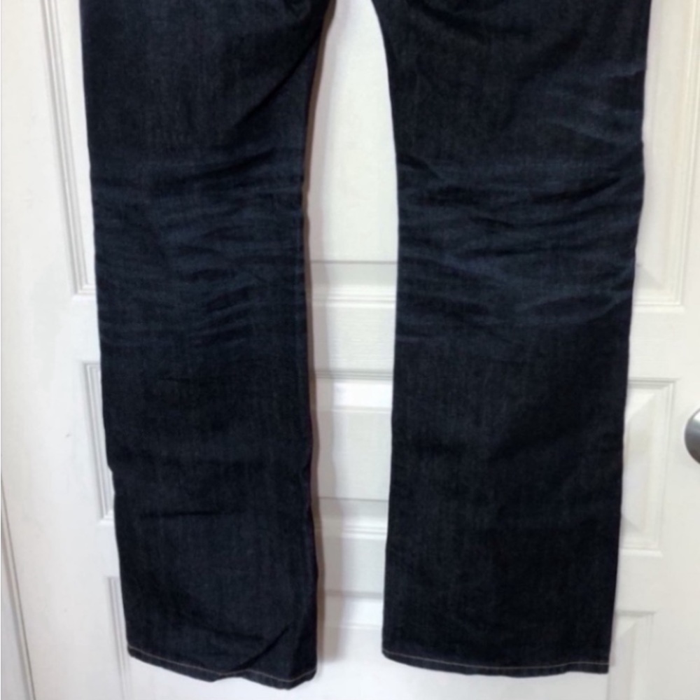 New Aeropostale Blue Jeans Relaxed Fit Cotton Dark Wash Denim Pants Dress School - Picture 8 of 14